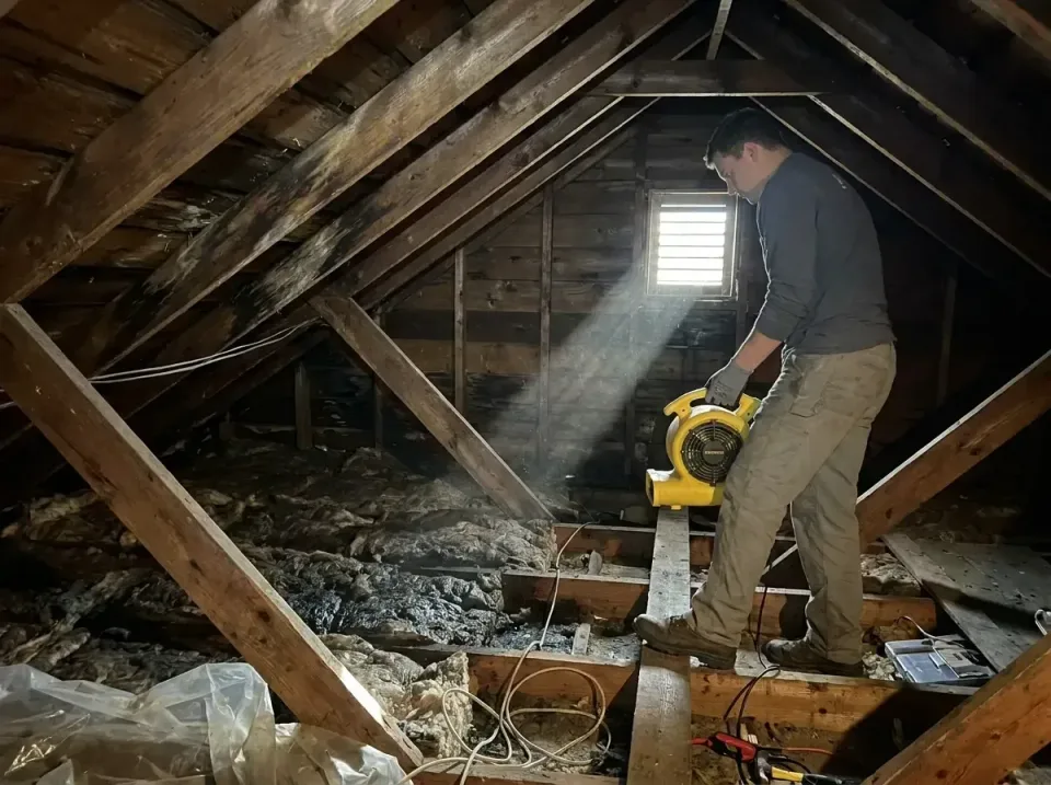 attic-water-damage-drying-proc-007 — frequently asked questions, Emergency Water Extraction & 24/7 Flood Response in Brier,…